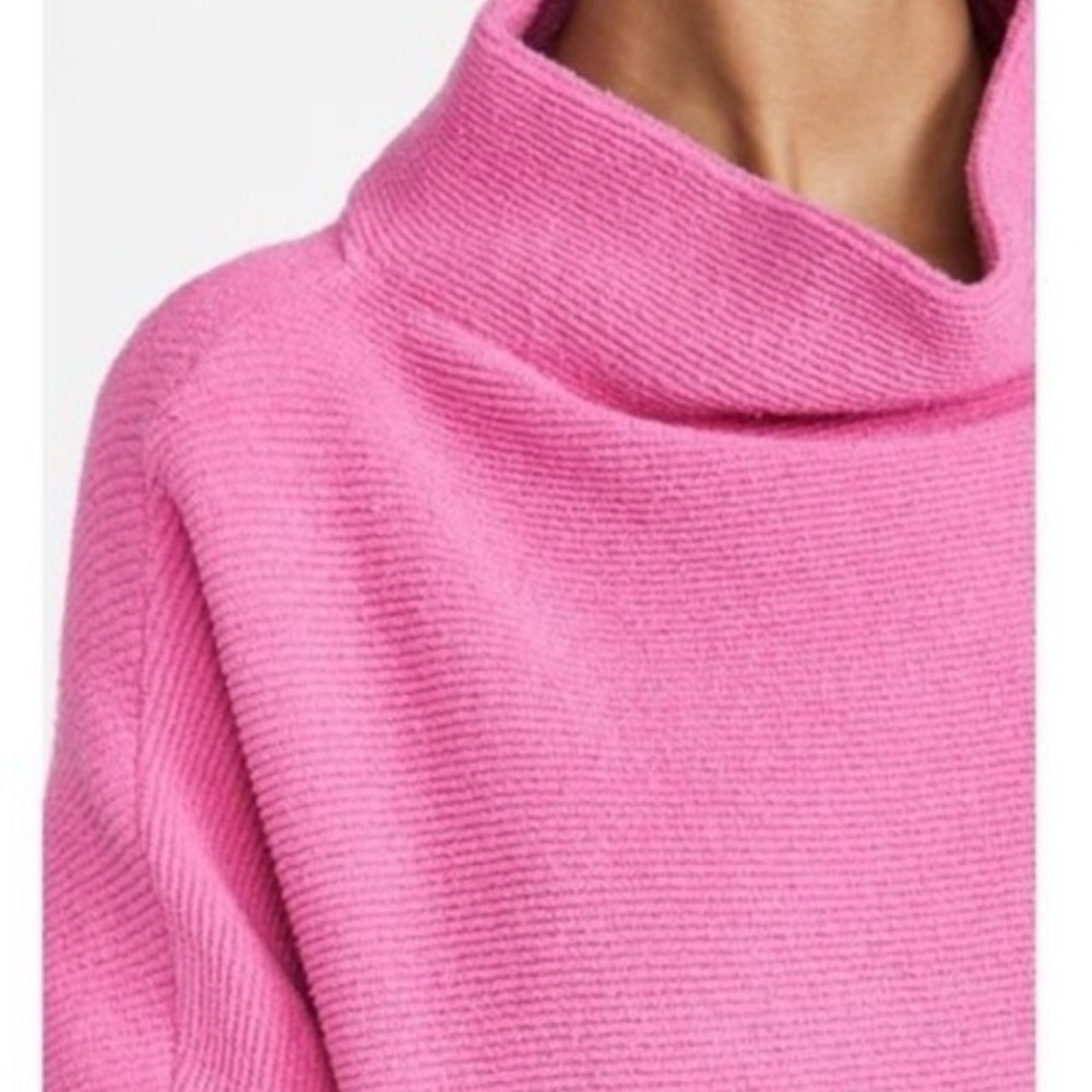 Free People Pink Cowl Neck Sweater - Picture 9 of 16
